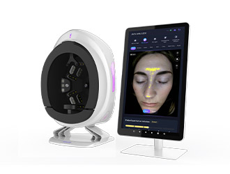 AI analyzes skin issues, then recommends products from your own catalog – boosting cross‑selling.
